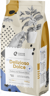 Coffee Address Delizioso Dolce kavos pupelės